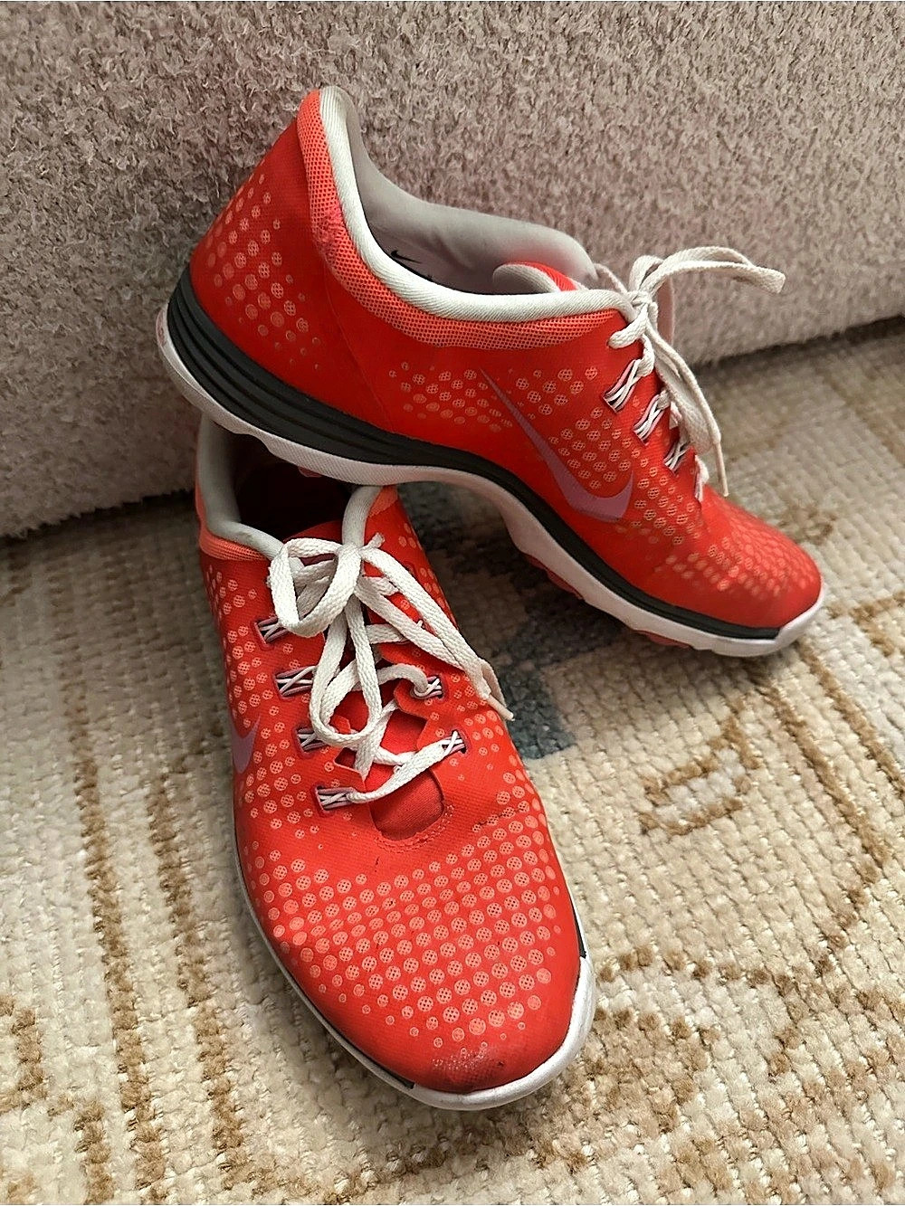 Nike Lunar Empress Women’s Golf Shoes US 9 Coral Pink Purple 628537-600